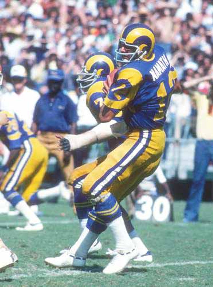 Los Angeles Rams Joe Namath NFL jersey front view