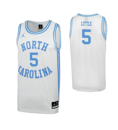 North Carolina Tar Heels 5 Nassir Little White College Basketball Jersey 3756 | Stitched Jersey RTJS 7992