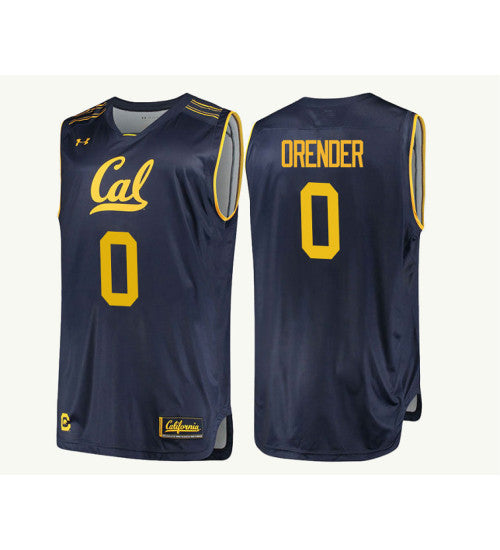California Golden Bears 0 Jacob Orender College Basketball Jersey Navy 6497 | Stitched Jersey RTJS 5251