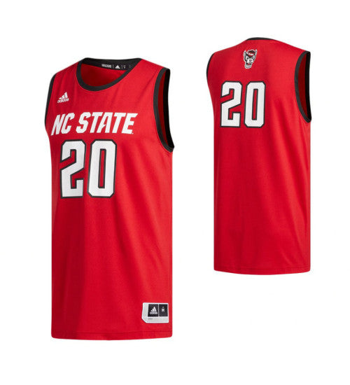 Nc State Wolfpack 20 Basketball College Basketball Jersey Red | Stitched Jersey RTJS 8236