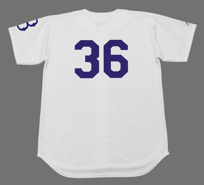 Don Newcombe Brooklyn Dodgers Cooperstown Throwback Baseball Jersey jersey front view