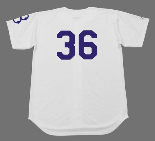 Don Newcombe Brooklyn Dodgers Cooperstown Throwback Baseball Jersey jersey front view