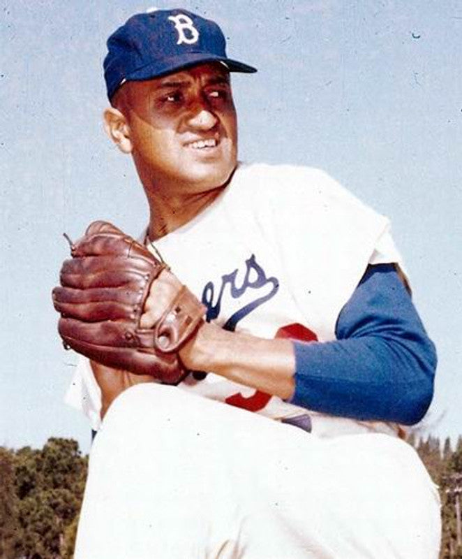Don Newcombe Brooklyn Dodgers Cooperstown Throwback Baseball Jersey jersey front view