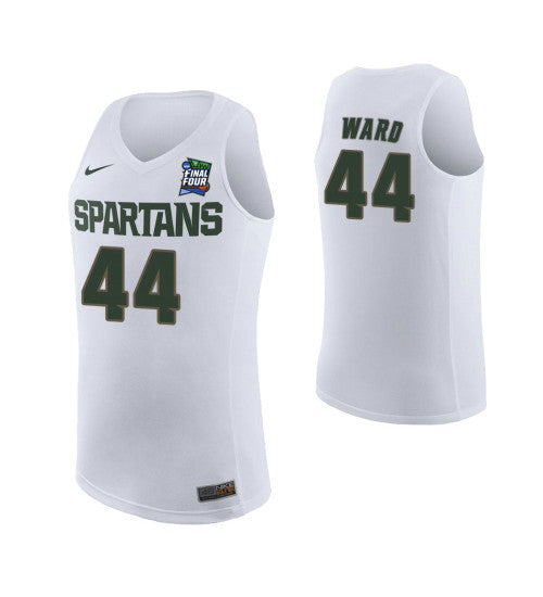 Nick Ward Michigan State Spartans White Final Four College Basketball Jersey stitched college jersey