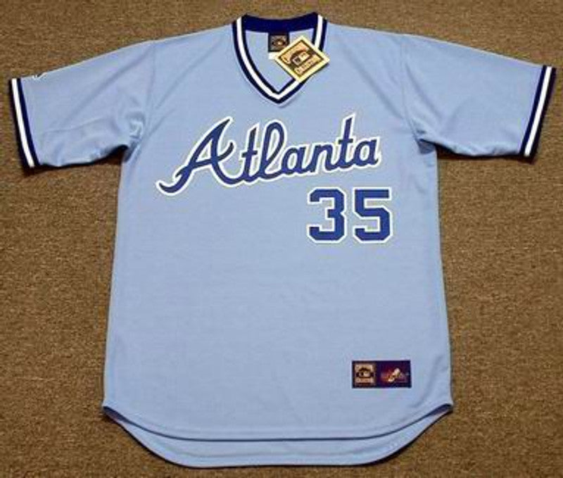 Atlanta Braves Phil Niekro Cooperstown MLB jersey front view