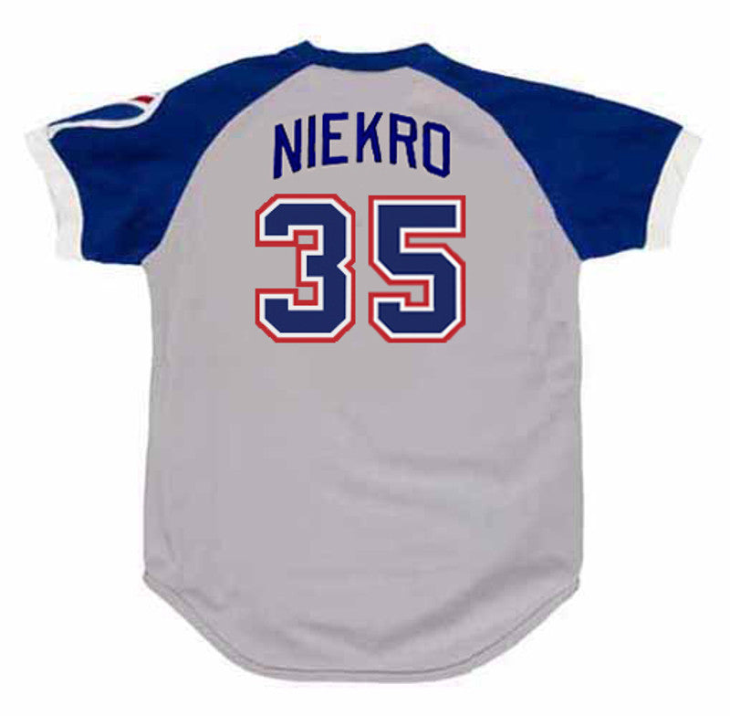Atlanta Braves Phil Niekro MLB jersey front view