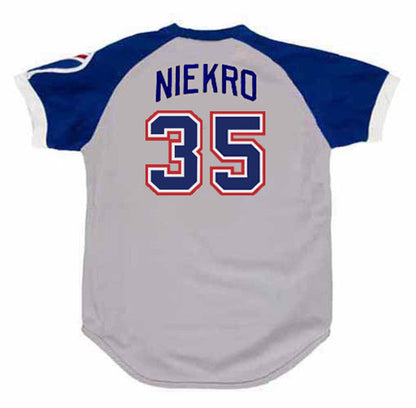 Atlanta Braves Phil Niekro MLB jersey front view