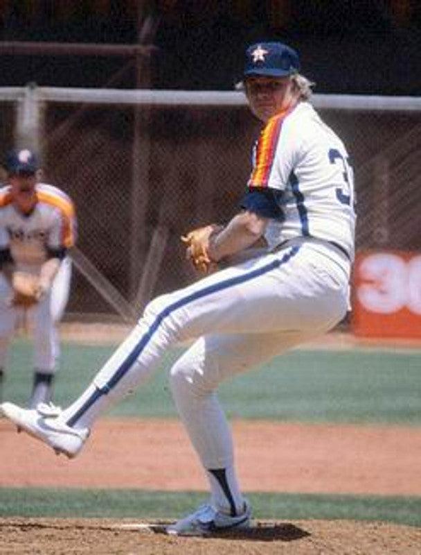 Houston Astros Joe Niekro Cooperstown MLB jersey front view