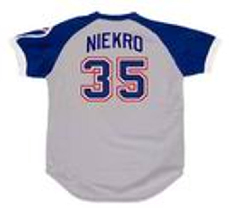 Atlanta Braves Phil Niekro MLB jersey front view