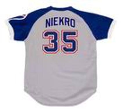 Atlanta Braves Phil Niekro MLB jersey front view