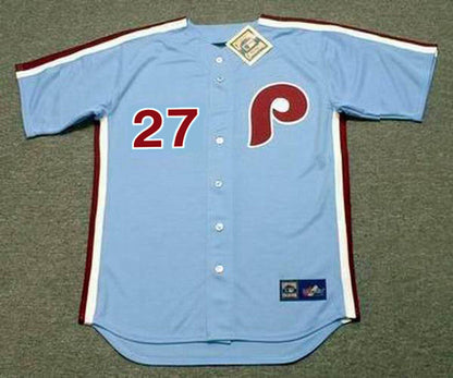 Philadelphia Phillies Aaron Nola 1980s MLB jersey front view
