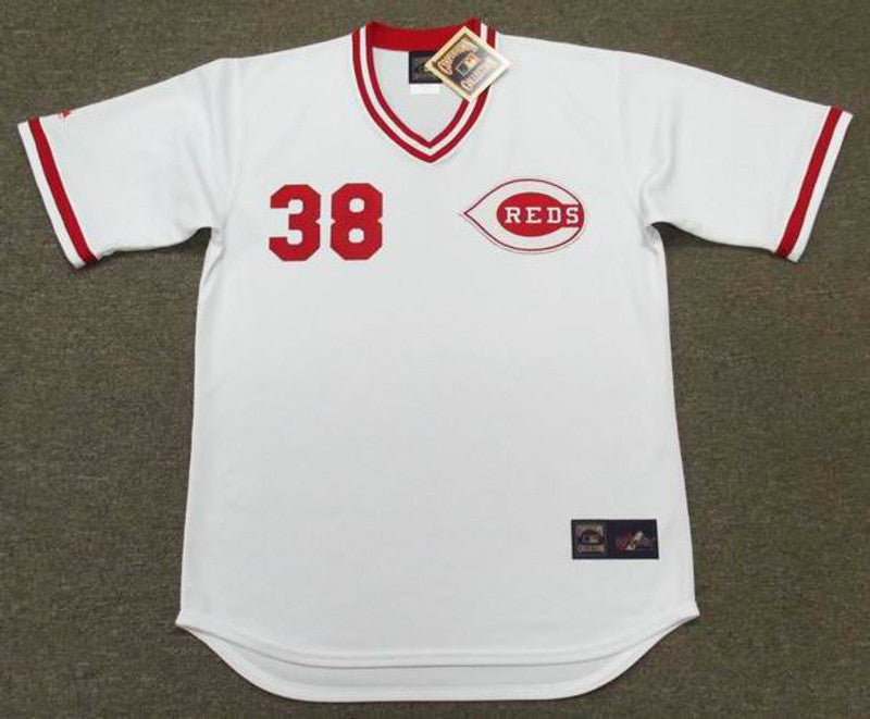 Cincinnati Reds Gary Nolan Cooperstown MLB jersey front view
