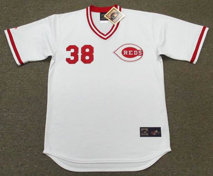 Cincinnati Reds Gary Nolan Cooperstown MLB jersey front view