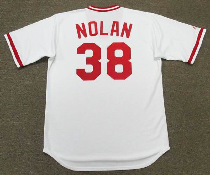 Cincinnati Reds Gary Nolan Cooperstown MLB jersey front view