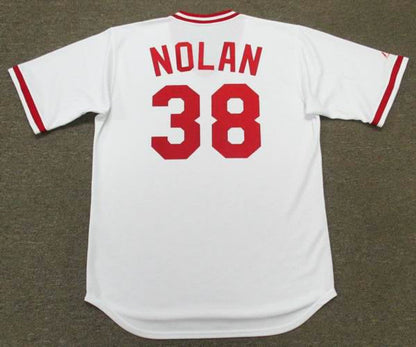 Cincinnati Reds Gary Nolan Cooperstown MLB jersey front view