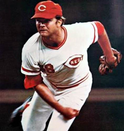Cincinnati Reds Gary Nolan Cooperstown MLB jersey front view