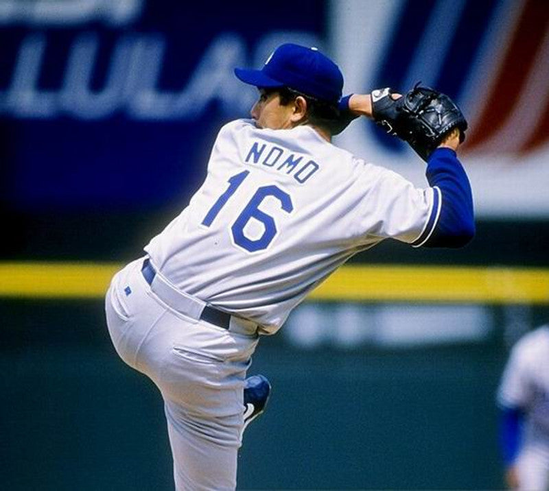 Los Angeles Dodgers Hideo Nomo MLB jersey front view