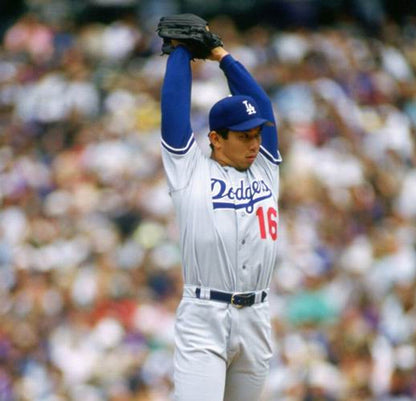 Los Angeles Dodgers Hideo Nomo MLB jersey front view