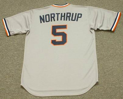 Detroit Tigers Jim Northrup Cooperstown MLB jersey front view