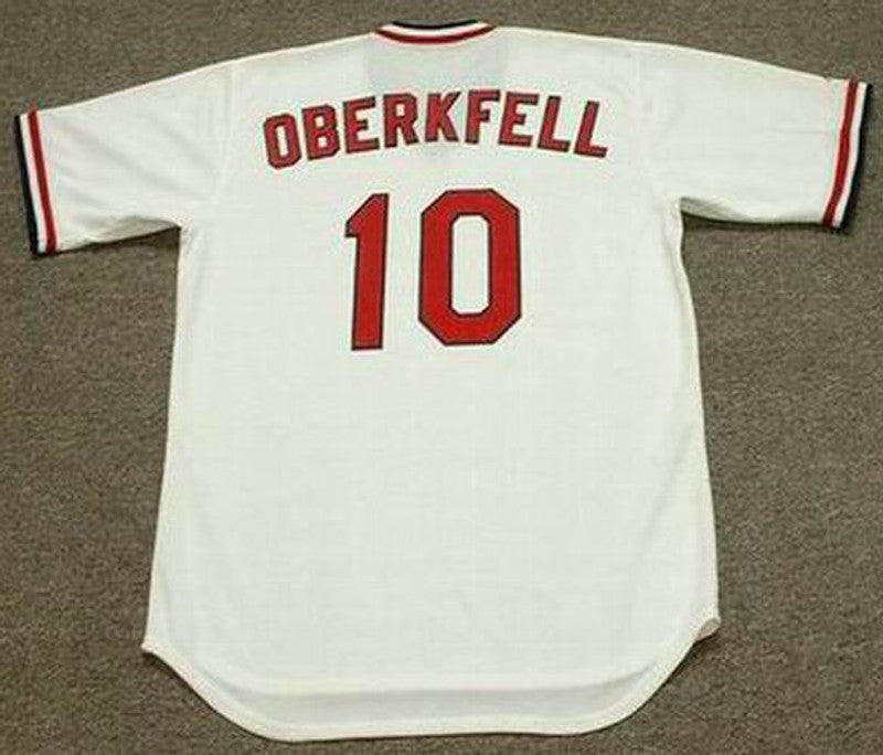 Ken Oberkfell St Louis Cardinals 1982 Cooperstown Home Baseball Stitched Jersey jersey front view