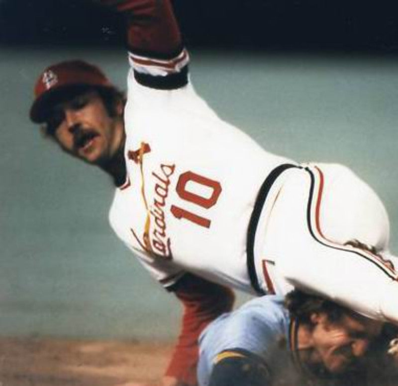 Ken Oberkfell St Louis Cardinals 1982 Cooperstown Home Baseball Stitched Jersey jersey front view