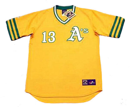 Oakland Athletics John Moon Odom Cooperstown MLB jersey front view
