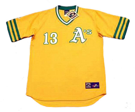 Oakland Athletics John Moon Odom Cooperstown MLB jersey front view