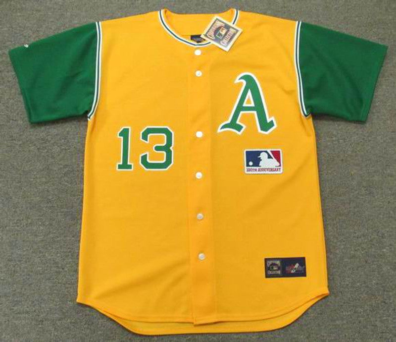 Oakland Athletics John Moon Odom Cooperstown MLB jersey front view