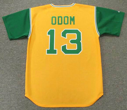 Oakland Athletics John Moon Odom Cooperstown MLB jersey front view
