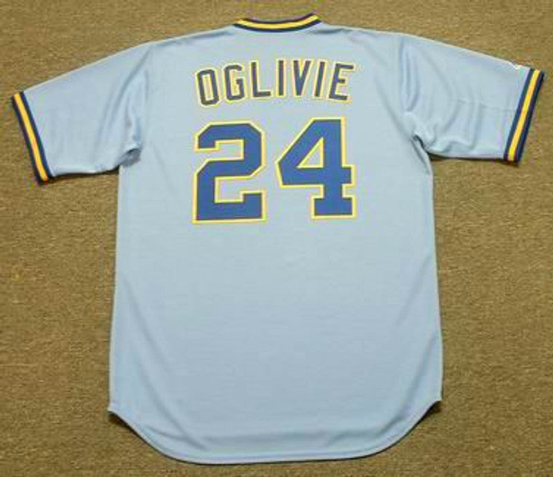 BO MB 1982 Away Throwback Baseball Stitched Jersey, Vintage Baseball Jersey, Retro Sewn Jersey