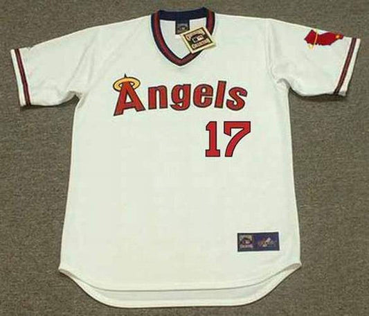 Shohei Ohtani California Angels 1980S Home Throwback Baseball Jersey jersey front view