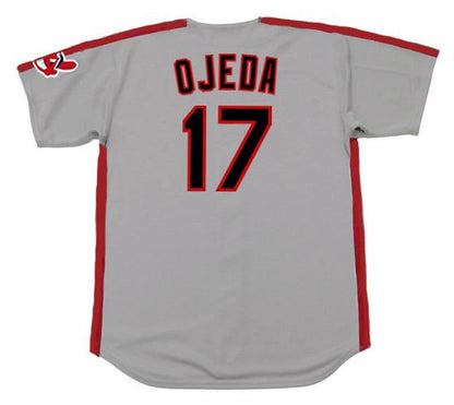 Cleveland Indians Bob Ojeda MLB jersey front view