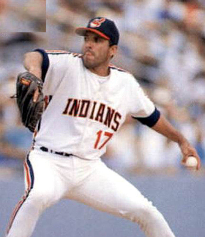 Cleveland Indians Bob Ojeda MLB jersey front view