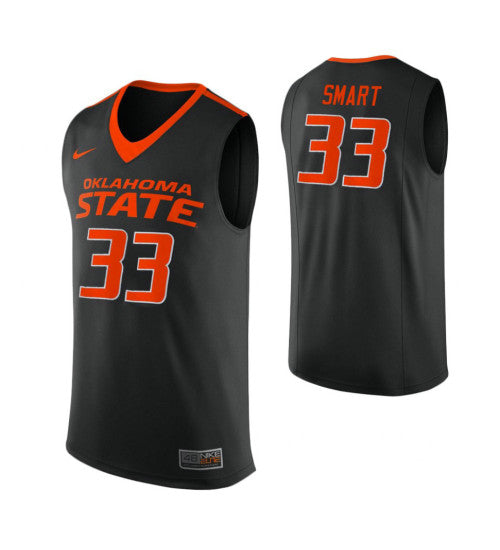 Oklahoma State Cowboys #33 Marcus Smart College Basketball Jersey Black stitched college jersey
