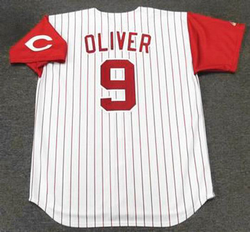 Cincinnati Reds Joe Oliver MLB jersey front view