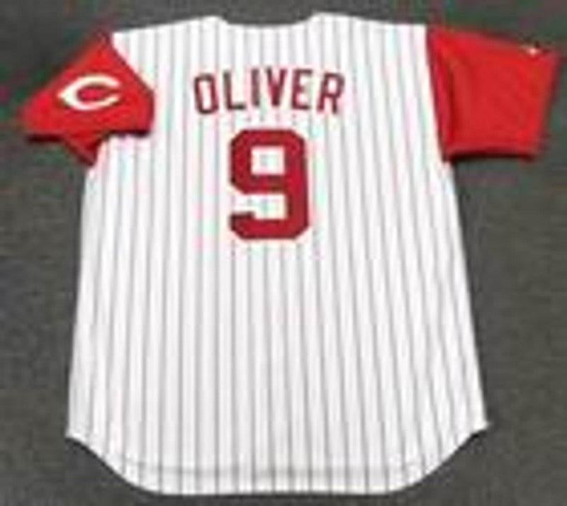 Cincinnati Reds Joe Oliver MLB jersey front view