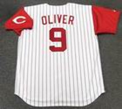 Cincinnati Reds Joe Oliver MLB jersey front view