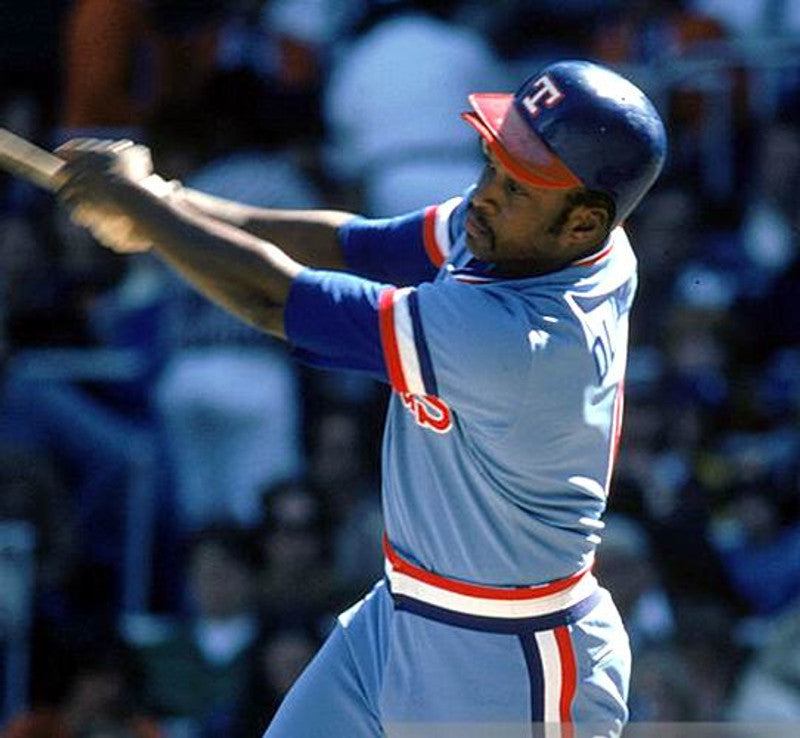 Texas Rangers Al Oliver Cooperstown MLB jersey front view