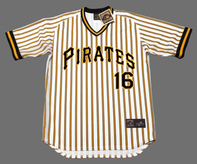 Pittsburgh Pirates Al Oliver Cooperstown MLB jersey front view