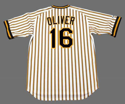 Pittsburgh Pirates Al Oliver Cooperstown MLB jersey front view
