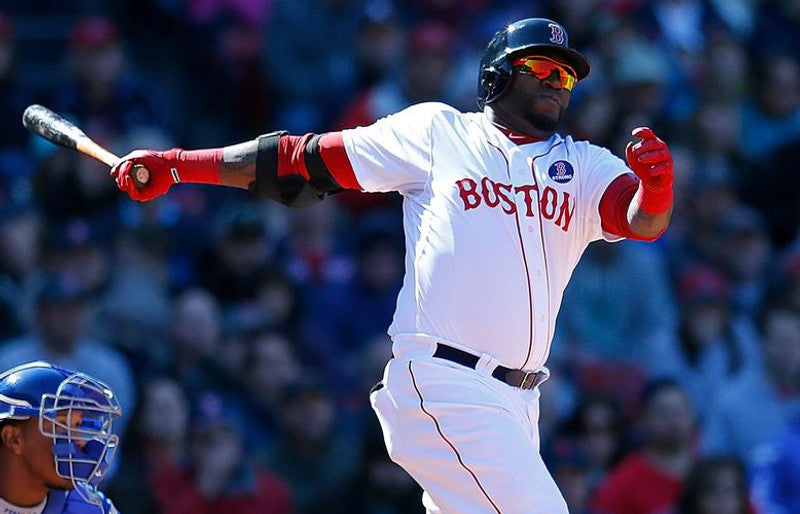 David Ortiz Boston Strong Red Sox 2013 Home Throwback Baseball Jersey jersey front view