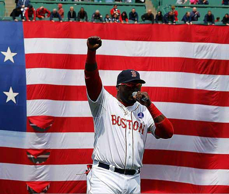 Boston Strongred Sox 2013 Throwback Custom Name Number Stitched Jersey jersey front view