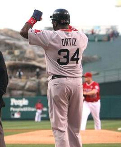Boston Red Sox David Ortiz MLB jersey front view