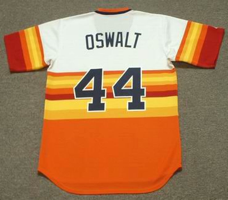 Houston Astros Roy Oswalt 1980s Cooperstown MLB jersey front view