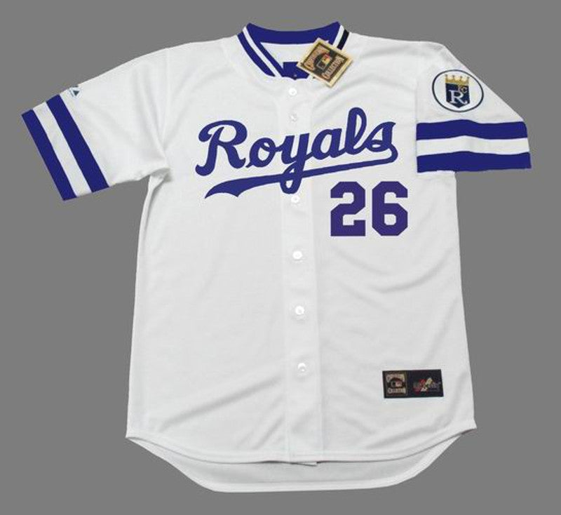 Kansas City Royals Amos Otis MLB jersey front view