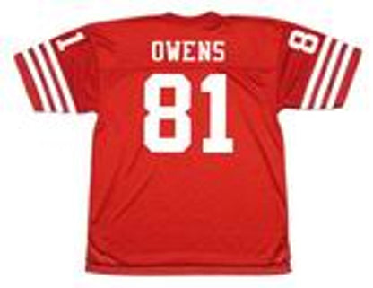 San Francisco 49ers Terrell Owens NFL jersey front view