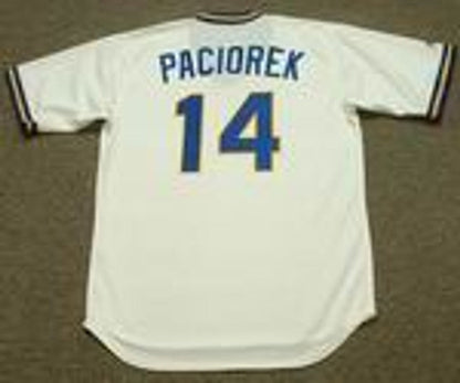 Seattle Mariners Tom Paciorek Cooperstown MLB jersey front view