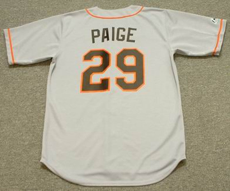 Satchel Paige St Louis Browns 1951 Cooperstown Throwback Baseball Jersey jersey front view