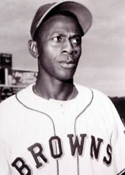 Satchel Paige St Louis Browns 1951 Cooperstown Throwback Baseball Jersey jersey front view