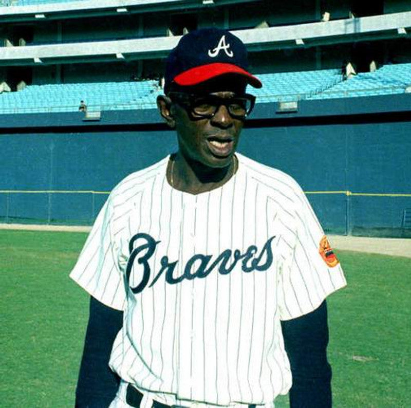 Atlanta Braves Satchel Paige Cooperstown MLB jersey front view